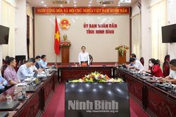 UBND tỉnh bàn giải pháp thúc đẩy tăng trưởng kinh tế