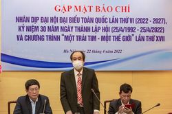 Ngày 26.4, khai mạc Đại hội đại biểu toàn quốc Hội Bảo trợ người khuyết tật và trẻ mồ côi