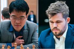 Kỳ thủ Lê Quang Liêm đánh bại 'Vua cờ thế giới' Magnus Carlsen