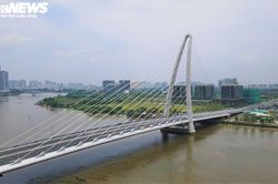 Cận cảnh cầu Thủ Thiêm 2 trước ngày thông xe