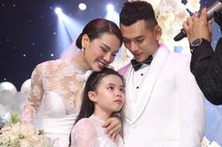 Phương Trinh Jolie công khai con gái 9 tuổi trong lễ cưới