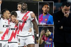 Barcelona 0-1 Vallecano: Thua đau sân nhà, Barca đầu hàng Real Madrid