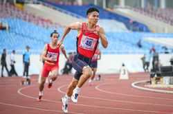 Những pha nước rút của vận động viên điền kinh trước SEA Games 31