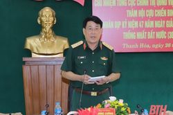 Đại tướng Lương Cường, Chủ nhiệm Tổng cục Chính trị Quân đội Nhân dân Việt Nam thăm và nói chuyện với H ội Cựu chiến binh tỉnh Thanh Hóa
