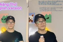 Gen Z học tiếng Anh mà mê nhạc Hoàng Dũng: Chế lại lời bài hát 'Nàng thơ' siêu hay!