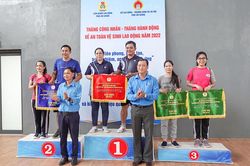 Sôi nổi giải thể thao hưởng ứng Tháng Công nhân năm 2022