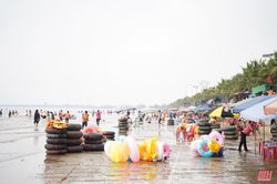 Khu du lịch biển Hải Tiến náo nức trước giờ khai hội mùa du lịch mới