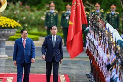 Thủ tướng Phạm Minh Chính chủ trì lễ đón chính thức thủ tướng Nhật Bản