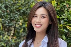 Thời trang năng động khi lên giảng đường của Hoa hậu Đỗ Thị Hà