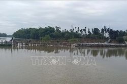 Quảng Nam: Sửa chữa khẩn cấp đập ngăn mặn giữ ngọt trên sông Vĩnh Điện