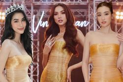 'Chị đại' Võ Hoàng Yến đụng độ đàn em trong bộ váy 'dát vàng quốc dân': Ai chặt ai còn chưa biết?