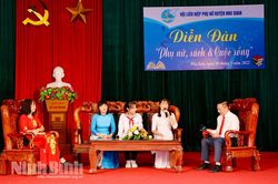 Hội Phụ nữ huyện Nho Quan tổ chức Diễn đàn 'Phụ nữ, sách và cuộc sống'