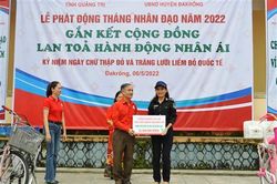 Phát động 'Tháng Nhân đạo' năm 2022 và kỷ niệm Ngày Chữ thập đỏ, Trăng lưỡi liềm đỏ quốc tế 8/5