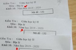 Đề thi môn Địa khiến teen 'éc ô éc': Thử thách 6 ngày 6 đêm phân biệt mã đề thi, gét gô!