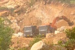 Công ty Nam Ngân bị xử phạt 80 triệu đồng do vi phạm khai thác tài nguyên khoáng sản