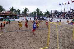 Bóng ném bãi biển nam SEA Games 31: Việt Nam thắng kịch tính Thái Lan