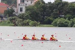Đội tuyển Rowing Việt Nam về nhất ở 6/8 nội dung trong ngày thi đấu đầu tiên