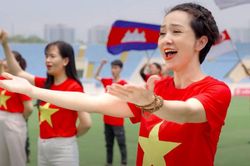'Nữ hoàng wushu' Thúy Hiền ra mắt MV nhạc cổ vũ SEA Games 31