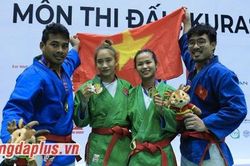 Kurash mang về 4 HCV cho Đoàn Việt Nam trong ngày 10/5