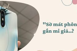 U là trời với những ý tưởng độc lạ: Gắn mi giả vào... camera sau 'sờ mát phôn'!