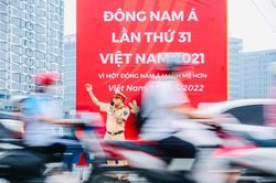 Cảnh sát giao thông Thủ đô sẵn sàng đảm bảo TTATGT phục vụ SEA Games 31