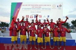 SEA Games 31: Bóng ném bãi biển nam giành HCV đầy thuyết phục