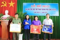 Phường Bình Khánh đoạt giải nhất toàn đoàn Đại hội Thể dục - thể thao TP. Long Xuyên lần IX/ 2021