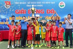 Tìm ra quán quân giải bóng đá nhi đồng tỉnh Vĩnh Phúc năm 2022