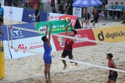 SEA Games 31: Bóng chuyền bãi biển nam Việt Nam thắng Campuchia 2-1 trận mở màn