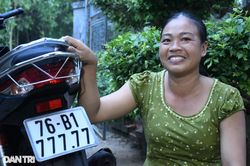 Người phụ nữ sở hữu xe máy biển ngũ quý 7, trả giá 200 triệu đồng không bán
