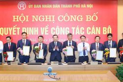 Công bố quyết định sáp nhập, bổ nhiệm lãnh đạo hai Ban Quản lý dự án thành phố