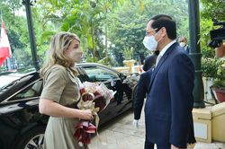 Đón tiếp cấp phó của Người đứng đầu Chính phủ, cấp phó của Người đứng đầu Nghị viện, Bộ trưởng Ngoại giao nước khách thăm chính thức