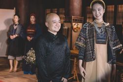 Tổng thống Hy Lạp ấn tượng với áo dài thổ cẩm của Cao Minh Tiến