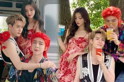 Tăng Thuấn Hy, Dương Siêu Việt và Lưu Vũ Ninh quảng bá phim mới nhưng trông lạ lắm