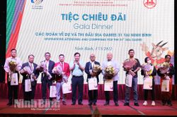 Tỉnh Ninh Bình tổ chức tiệc chiêu đãi Gala Dinner chào đón các đoàn về dự và thi đấu SEA Games 31