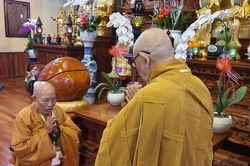 Tăng, Ni các quận Tân Bình, Bình Thạnh và huyện Hóc Môn (TP.HCM) tác pháp an cư