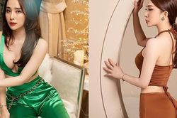 Quỳnh Nga đúng là có thù với quần bó chẽn, dáng đẹp cỡ nào cũng khó thoát cảnh phô phang
