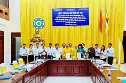 Giáo hội Phật giáo Việt Nam tỉnh An Giang ủng hộ thả cá tái tạo nguồn lợi thủy sản