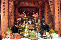 Ngày giỗ ông tổ bánh chưng, bánh giầy