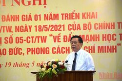 Hội nghị giao ban toàn quốc về triển khai thực hiện Kết luận số 01-KL/TW của Bộ Chính trị