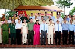 Công an tỉnh Bến Tre và Vĩnh Long khánh thành Nhà tưởng niệm Chủ tịch Hồ Chí Minh