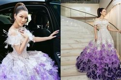 Lý Nhã Kỳ ngồi siêu xe, diện đầm công chúa trên thảm đỏ Cannes