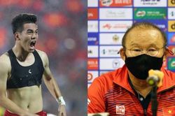 SEA Games 31: Cởi áo ăn mừng bàn thắng, Tiến Linh khiến HLV Park Hang-seo không hài lòng
