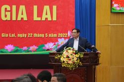 Thủ tướng làm việc với Ban Thường vụ Tỉnh ủy Gia Lai