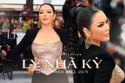 Khoe chán chê kim cương vàng bạc - Lý Nhã Kỳ hóa hắc nữ lạnh lùng trên thảm đỏ LHP Cannes