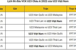 Lịch thi đấu của U23 Việt Nam tại vòng chung kết U23 Châu Á 2022