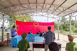 VKSND huyện U Minh Thượng đẩy mạnh tuyên truyền pháp luật qua mô hình phiên tòa lưu động