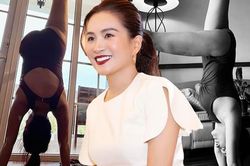 Anh Thơ khoe cơ thể dẻo dai ở tuổi U50