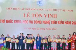 Tôn vinh trí thức Khoa học và Công nghệ tiêu biểu năm 2022: Thanh Hóa có 1 trí thức được vinh danh