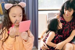 Con gái của Lý Hải càng lớn càng xinh giống mẹ, 9 tuổi đã trổ tài 'họa mặt' vừa điêu luyện vừa đáng yêu